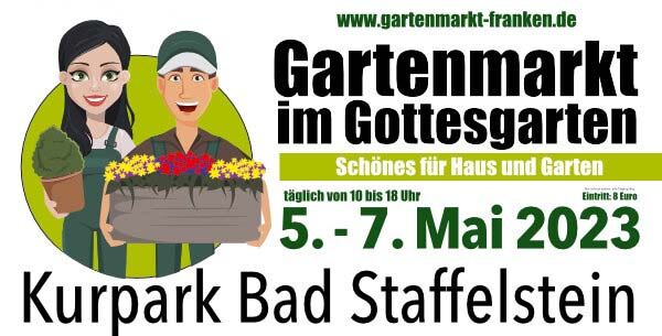 Gartenmarkt im Gottesgarten | 5. - 7. Mai 2023 - hochwertige, günstige Landhausmöbel | Gartenmarkt Gottesgarten