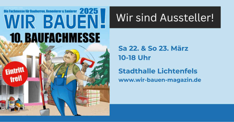 Wir bauen Messe 22./23. März in Lichtenfels  - Wir bauen Messe 22./23. März in Lichtenfels 
