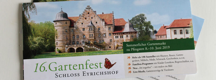 Gartenfest Schloss Eyrichshof 8.-10. Juni 2019 - Gartenfest Schloss Eyrichshof 8.-10. Juni 2019 