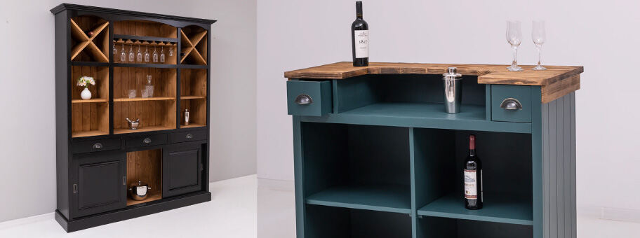 Hausbar im Vintage Style einrichten - Hausbar im Vintage Style | Barmöbel kaufen