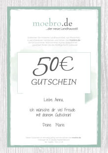 Gutschein zum Ausdrucken - 50 Euro