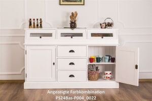 Anrichte Vitrinenfächer unlackiert