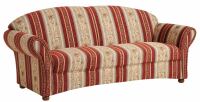 Sofa 2,5-Sitzer Carolina Chenille rot