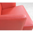 Roter Esszimmer Sessel Leder
