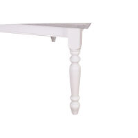 Gedrechselter Tisch Paris (160cm) - Eichenplatte