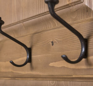 Nostalgische Landhaus Garderobe lackiert