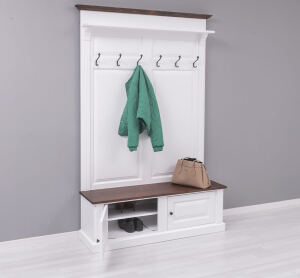 Nostalgische Landhaus Garderobe lackiert