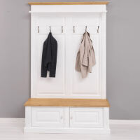 Nostalgische Landhaus Garderobe lackiert