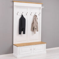Nostalgische Landhaus Garderobe lackiert