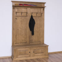 Nostalgische Landhaus Garderobe lackiert