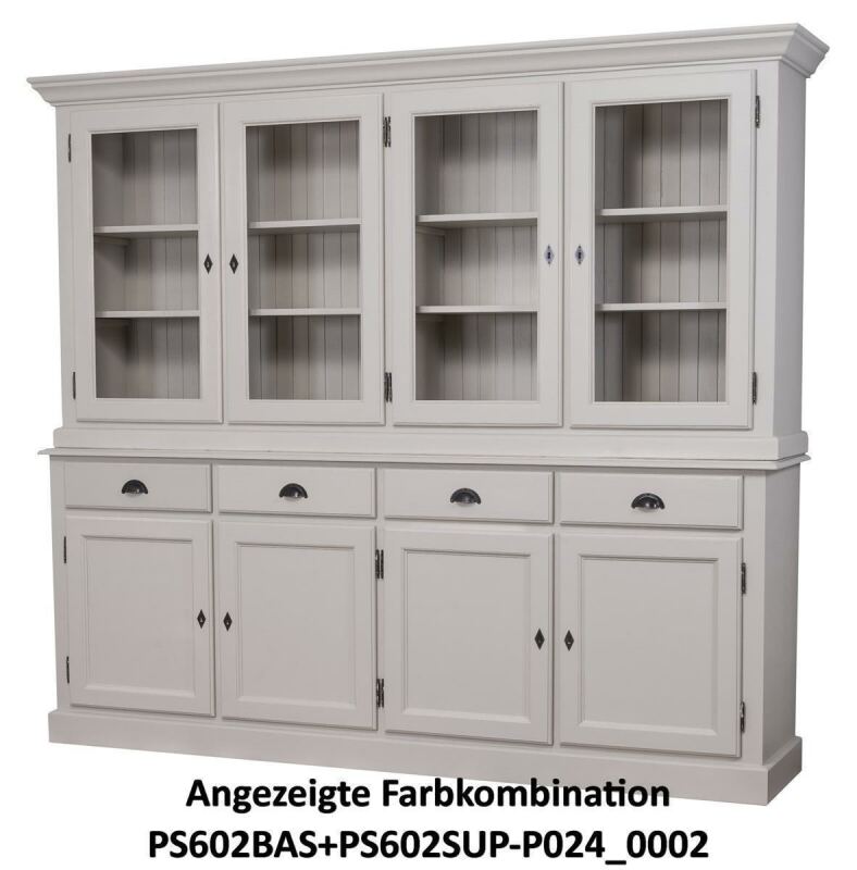Schrankaufsatz für Esszimmer Sideboard, Buffetschrank - Onlineshop für massive Landhausmöbel