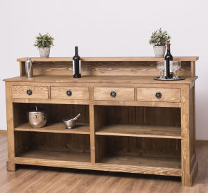 Langer Bartresen Provence im Landhausstil lackiert