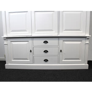 GroÃŸer Kleiderschrank in Landhausoptik, weiÃŸ