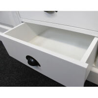 GroÃŸer Kleiderschrank in Landhausoptik, weiÃŸ