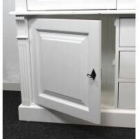 GroÃŸer Kleiderschrank in Landhausoptik, weiÃŸ