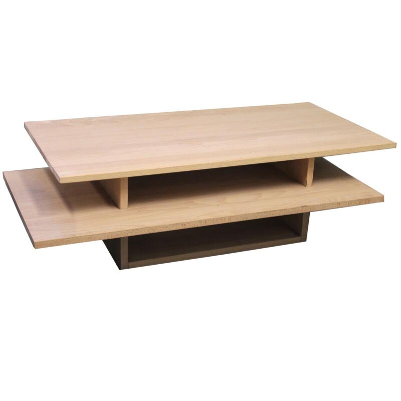 Massivholz Couchtisch Buche 130x70 cm