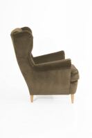 Ohrenbackensessel Casimir Samtvelours sahara
