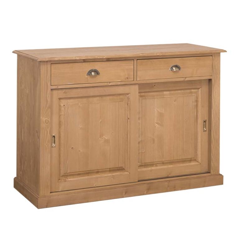 Schiebetüren-Sideboard Landhausstil - Eichenplatte Konfigurator alles frei wählbar