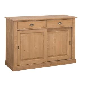 Schiebetüren-Sideboard Landhausstil - Eichenplatte Konfigurator alles frei wählbar
