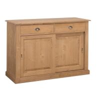 Schiebetüren-Sideboard Landhausstil - Eichenplatte Konfigurator alles frei wählbar