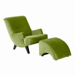 Hocker Borano Samtvelours oliv