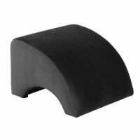 Hocker Borano Samtvelours schwarz