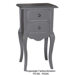 Kleiner Konsolentisch im Landhausstil mit zwei Schubladen shabby chic / antik look