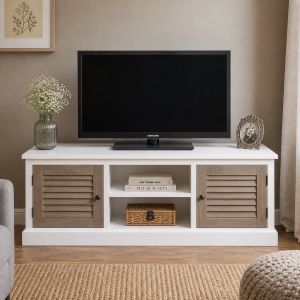 Landhaus TV-Sideboard Lamellentüren Konfigurator alles frei wählbar