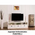 Offenes Landhaus TV-Board mit Schubladen shabby chic / antik look