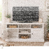 Geräumige TV-Kommode im Landhausstil
