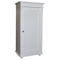 Schmaler romantischer Kleiderschrank im Landhausstil shabby chic / antik look