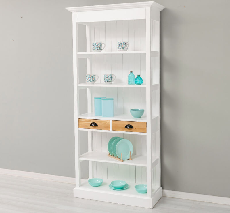 Schlichtes Regal mit Schubladen | Landhausstil - Onlineshop für massive Landhausmöbel