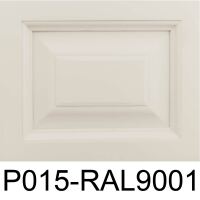 Kiefernplatte P015 - RAL9001 cremeweiß