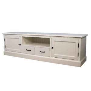 TV-Sideboard Landhausstil altweiÃŸ 200 cm