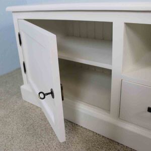 TV-Sideboard Landhausstil altweiÃŸ 200 cm