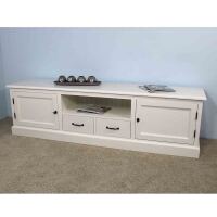 TV-Sideboard Landhausstil altweiÃŸ 200 cm