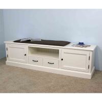 TV-Sideboard Landhausstil altweiÃŸ 200 cm