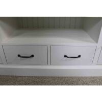 TV-Sideboard Landhausstil altweiÃŸ 200 cm