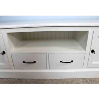 TV-Sideboard Landhausstil altweiÃŸ 200 cm