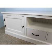TV-Sideboard Landhausstil altweiÃŸ 200 cm