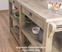 Massivholz Kücheninsel im Landhausstil Konfigurator alles frei wählbar