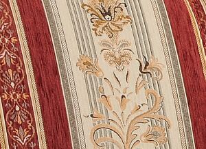 Recamiere Carolina Armlehne links Chenille rot