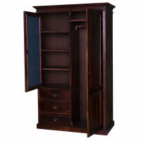 Kleiderschrank mit Spiegeltür im Landhausstil