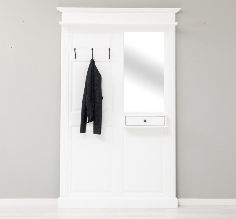 Landhaus Garderobe mit Spiegel - Onlineshop für massive Landhausmöbel