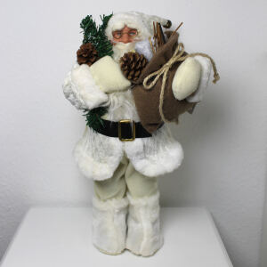 Weihnachtsmann weiß 45 cm