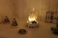 Winterland im Glas mit LED
