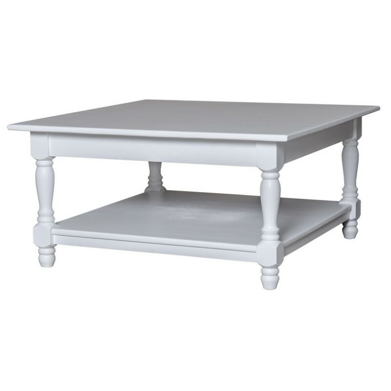 Quadratischer Couchtisch Alois im Landhausstil