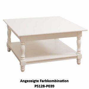 Quadratischer Couchtisch Alois im Landhausstil