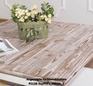 Quadratischer Couchtisch Alois im Landhausstil