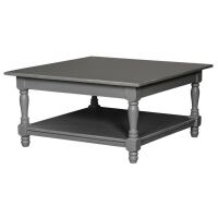 Quadratischer Couchtisch Alois im Landhausstil